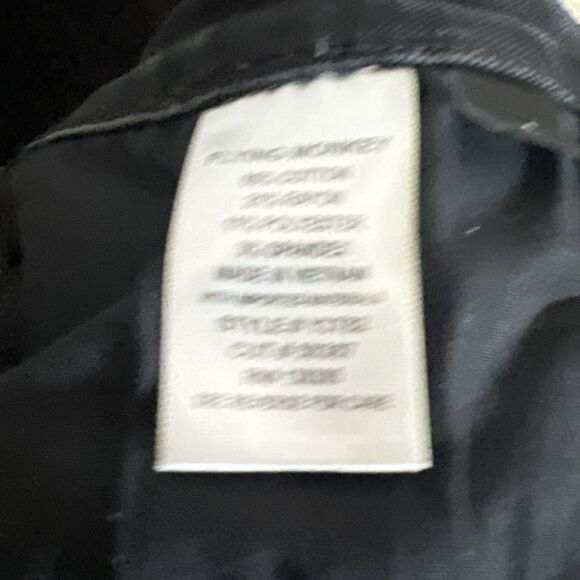 Flying Monkey Black Jeans Women's 32 Chew Hem Button Fly Stretch High Rise - Picture 10 of 12